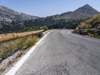 Mallorca Mountain Road in the Spanish Islands