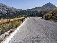 Mallorca Mountain Road in the Spanish Islands