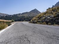 Mallorca Mountain Road in the Spanish Islands