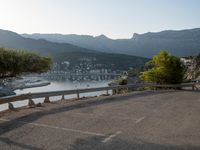 Parking Lot in Mallorca: Overlooking the Sparkling Waters of the Ocean