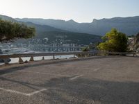 Parking Lot in Mallorca: Overlooking the Sparkling Waters of the Ocean