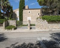 Mallorca Residential Area Road Under Clear Sky