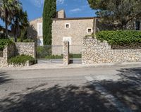 Mallorca Residential Area Road Under Clear Sky