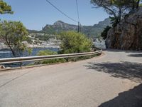 Mallorca Road with Clear Sky and Azure Waters