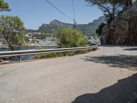 Mallorca Road with Clear Sky and Azure Waters