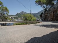 Mallorca Road with Clear Sky and Azure Waters