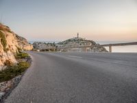 Mallorca Road Coastal Landscape at Dawn 001