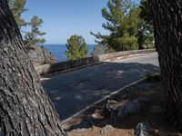 A Road in Mallorca: A Clear Sky Day