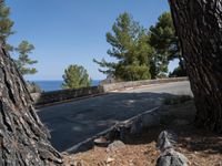 A Road in Mallorca: A Clear Sky Day