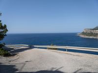 Scenic Road Along the Mallorca Coastline in the Balearic Islands