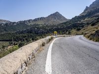 Scenic Mountain Road in Mallorca, Balearic Islands