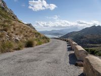 Scenic Road in Mallorca: Mountain Landscapes and Azure Ocean