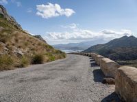 Scenic Road in Mallorca: Mountain Landscapes and Azure Ocean