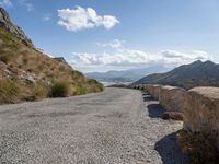 Scenic Road in Mallorca: Mountain Landscapes and Azure Ocean