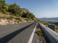 Mallorca Scenic Road Over Ocean and Mountain 002