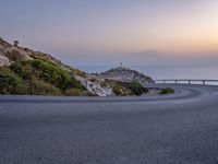 Mallorca, Spain: Armco Barrier Along Coastal Road