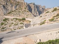 Mallorca Spain Coastal Mountain Road 001