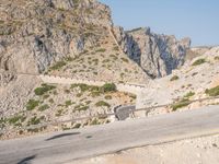 Mallorca Spain Coastal Mountain Road