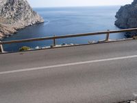 Mallorca Spain Coastal Road Mountain Landscape 003