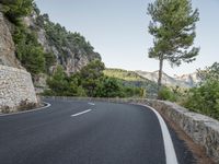 Mallorca Spain Coastal Road with Ocean Views 001