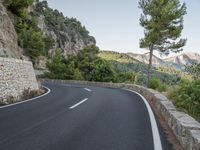 Mallorca Spain Coastal Road with Ocean Views 005