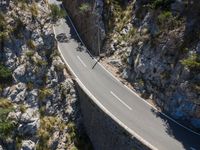 Mallorca Spain: High Curvy Road 002