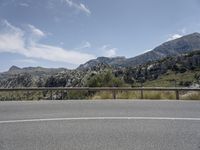 Mallorca Spain Highway under Clear Sky with Clouds