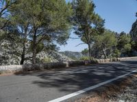 Mallorca Spain Landscape Road under Clear Sky 003