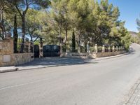 Modern Architecture Road in Mallorca, Spain