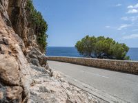 Scenic Coastal Road in Mallorca, Spain