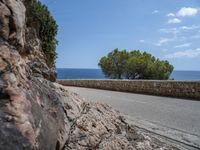 Scenic Coastal Road in Mallorca, Spain