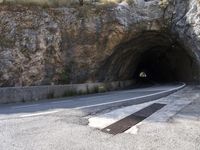 Scenic Road through Mountain Pass in Mallorca, Spain