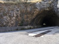 Scenic Road through Mountain Pass in Mallorca, Spain