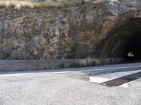 Scenic Road through Mountain Pass in Mallorca, Spain