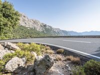 Mallorca Spain Scenic Road through Mountains