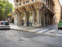 Vibrant Street Architecture and Shops in Mallorca, Spain