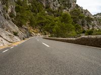 Straight Road in Mallorca, Spain