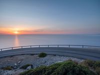 Mallorca Sunrise: Coastline and Armco Barrier