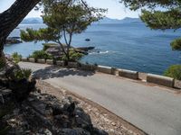 Mallorca's High Road: Coastal Views and Clear Sky