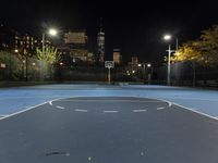 Manhattan Cityscape: Road at Night