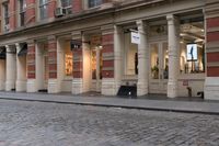 Manhattan's Charm: Cobble Stone Roadways