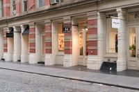 Manhattan's Charm: Cobble Stone Roadways