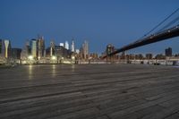 Manhattan at Night: Overlooking the Cityscape