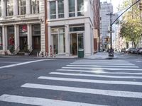 Manhattan Road: Crosswalk and Storefront