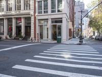 Manhattan Road: Crosswalk and Storefront