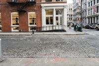 Manhattan Street: Cobble Stone and Storefronts