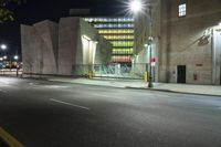 Manhattan: A Concrete Jungle Illuminated by Street Lights