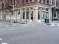 Manhattan Urban Neighborhood with Shops and Storefronts 004