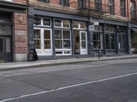 Manhattan Urban Scene - Storefront City 001