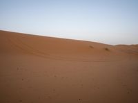 Marocco Desert Landscape: Clear Sky Day